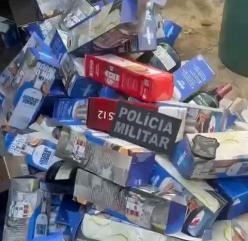 Polícia apreende 124 garrafas de bebidas alcoólicas adulteradas em Nossa Senhora do Socorro
