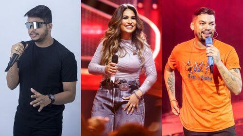 Simone Mendes, Devinho Novaes e Mikael Santos agitam o Forró Caju nesta quarta-feira

