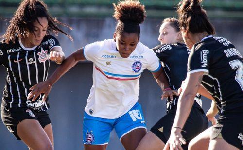 Brasileirão Feminino: Bahia e Corinthians se enfrentam pelas quartas no Batistão neste sábado
