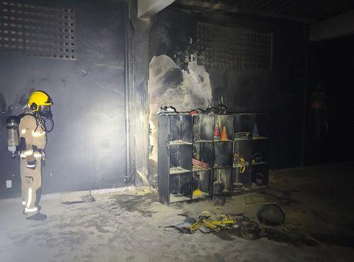 Corpo de Bombeiros atua rapidamente para controlar princípio de incêndio em academia de Aracaju