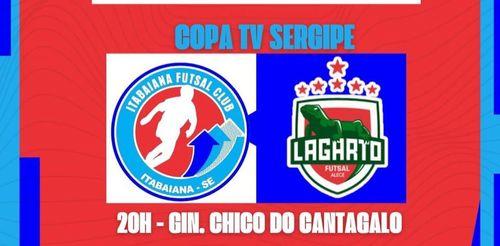 Itabaiana e Lagarto decidem hoje vaga na semifinal da Copa TV Sergipe de Futsal