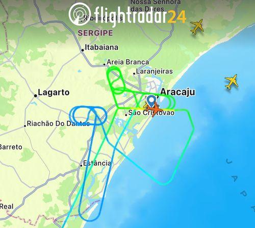 Voo da Gol com destino a Aracaju enfrenta dificuldades para pousar e atrasa mais de 1h30