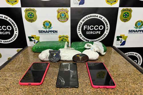 Dupla é presa com quase 3 kg de drogas em operação policial em Lagarto