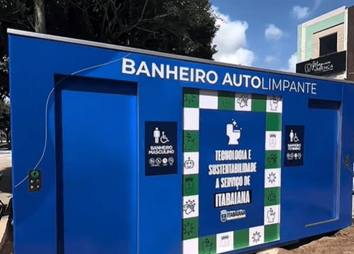 Itabaiana adota banheiros autolimpantes com tecnologia sustentável