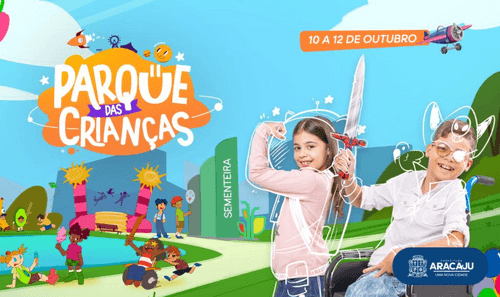 Aracaju entra no clima do Dia das Crianças com três dias de festa no Parque da Sementeira