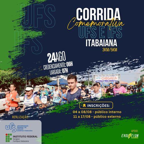 Prepare o tênis: UFS e IFS celebram aniversário com corrida para comunidade acadêmica e externa