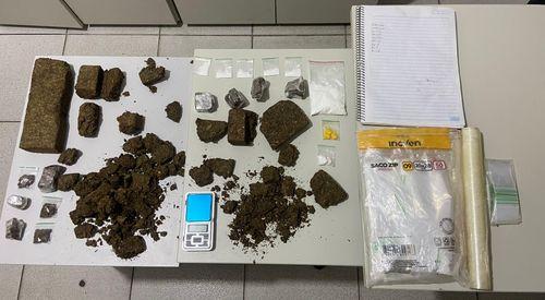 Casal é preso em Lagarto por tráfico de drogas com cerca de 2 kg de entorpecentes
