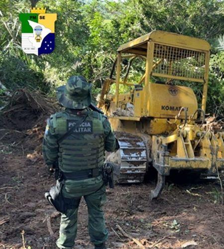 Polícia Militar prende suspeito de crime ambiental em Malhador
