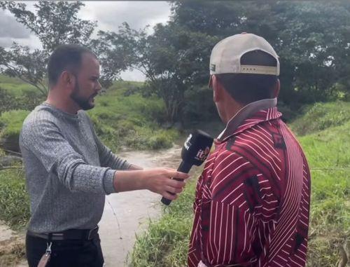 Nossa reportagem vai ao povoado Saquinho e mostra onde jovem foi levado pela correnteza