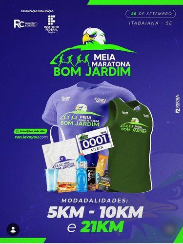 Meia Maratona do Bom Jardim será realizada em Itabaiana no dia 28 de setembro