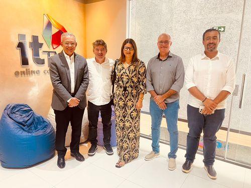 Presidente do Banese visita sede da Ittv e conhece estrutura do Grupo Itnet em Itabaiana