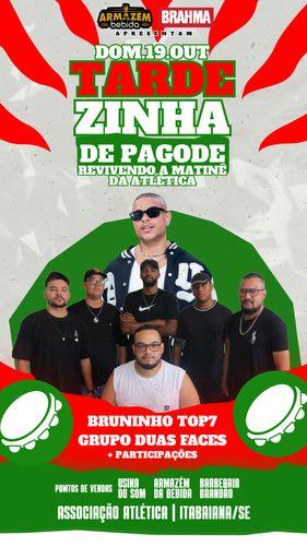 Tardezinha de Pagode acontece dia 19 de outubro na Atlética em Itabaiana