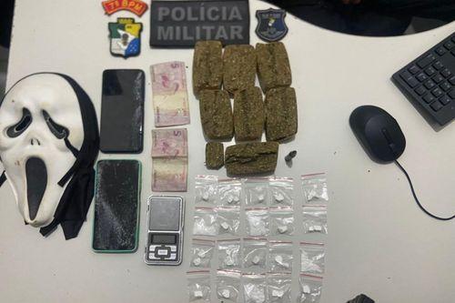 Suspeito de tráfico de drogas é preso em Lagarto pela PM