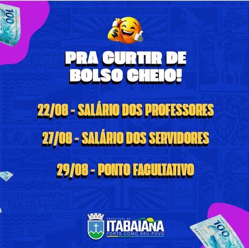 Semana festiva: aniversário de Itabaiana, Micarana e ponto facultativo na sexta