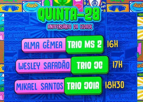 Micarana 2025 começa nesta quinta (28) com shows e celebração dos 137 anos de Itabaiana
