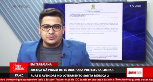 Justiça determina que Prefeitura de Itabaiana execute limpeza no Loteamento Santa Monica. Assista  