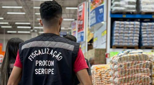 Procon Sergipe inicia monitoramento de preços do arroz em estabelecimentos da capital sergipana