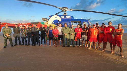 GTA realiza resgate de catamarã à deriva em Sergipe