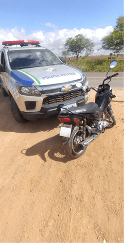 3º BPM recupera motocicleta roubada em povoado em Itabaiana